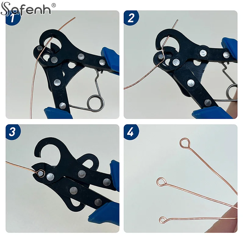 1.5/2.25/3 مللي متر سلك المتداول ذو طيات مجموعة ل سلك لف الانحناء إصلاح صنع المجوهرات أداة كماشة بأنف مستديرة لتغليف حلقة الأسلاك