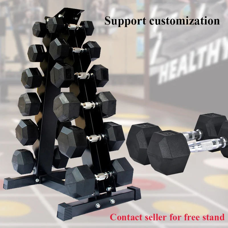 6 Pairs Dummbbell Set With Rack Whole Set Workout Gym Commercial Fitness Equipment 105kg Dumbbells Set