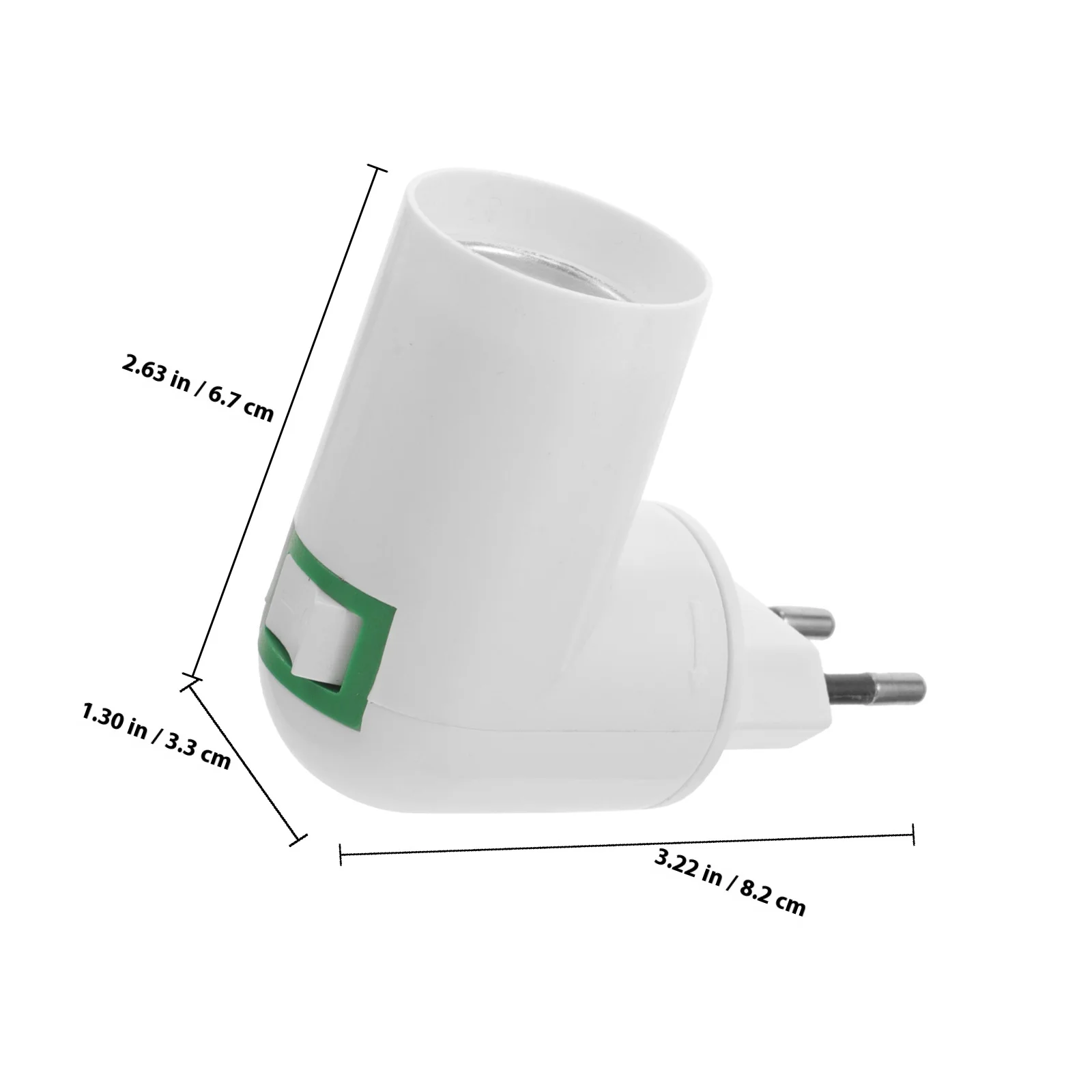 1 قطعة E27 محول مأخذ التوصيل النيكل مطلي النحاس النحاس ورقة موصل دائم حامل مصباح محول لورشة مكتب المنزل #3