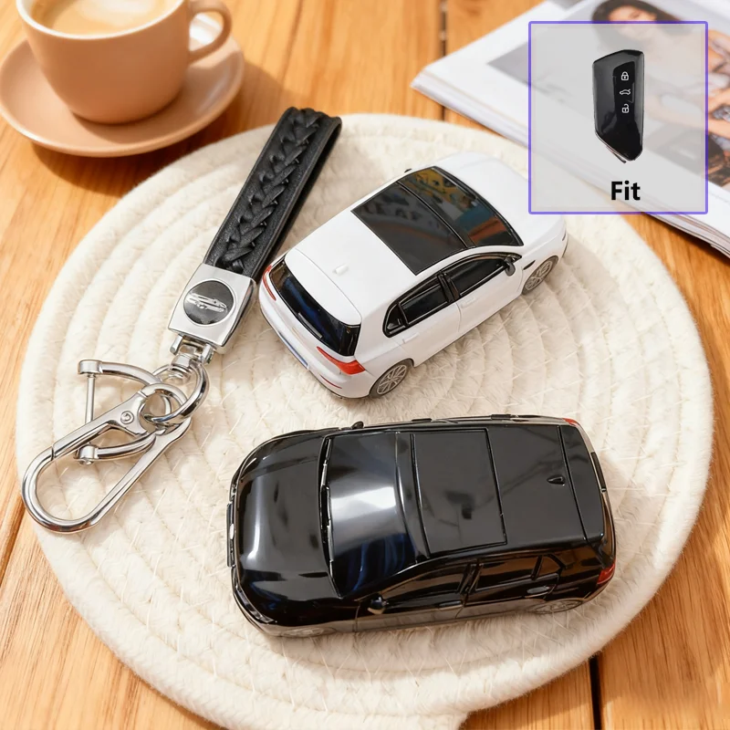 

Interesting Key Case For VW Golf Car Model for ID4 Cupra Formentor Tarraco Mk7 Gti Mk8 Skoda Octavia 4 Seat Leon Mk4 Key Cover