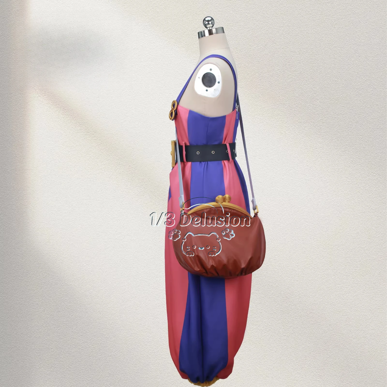 

Usopp Elbaph Straw Hat Pirates Anime OP Usopp Cosplay Costume Halloween party new men women Strap pants uniform 1/3 Delusion