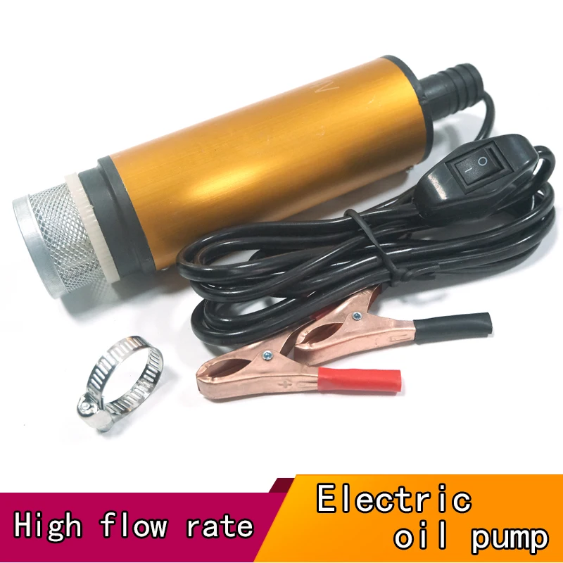 

Portable Electric Oil Pump 12v 24V Diesel Oil Pump Oil Pump Small Oil Pump Pumping Water Submersible Pump Refueling Artifact