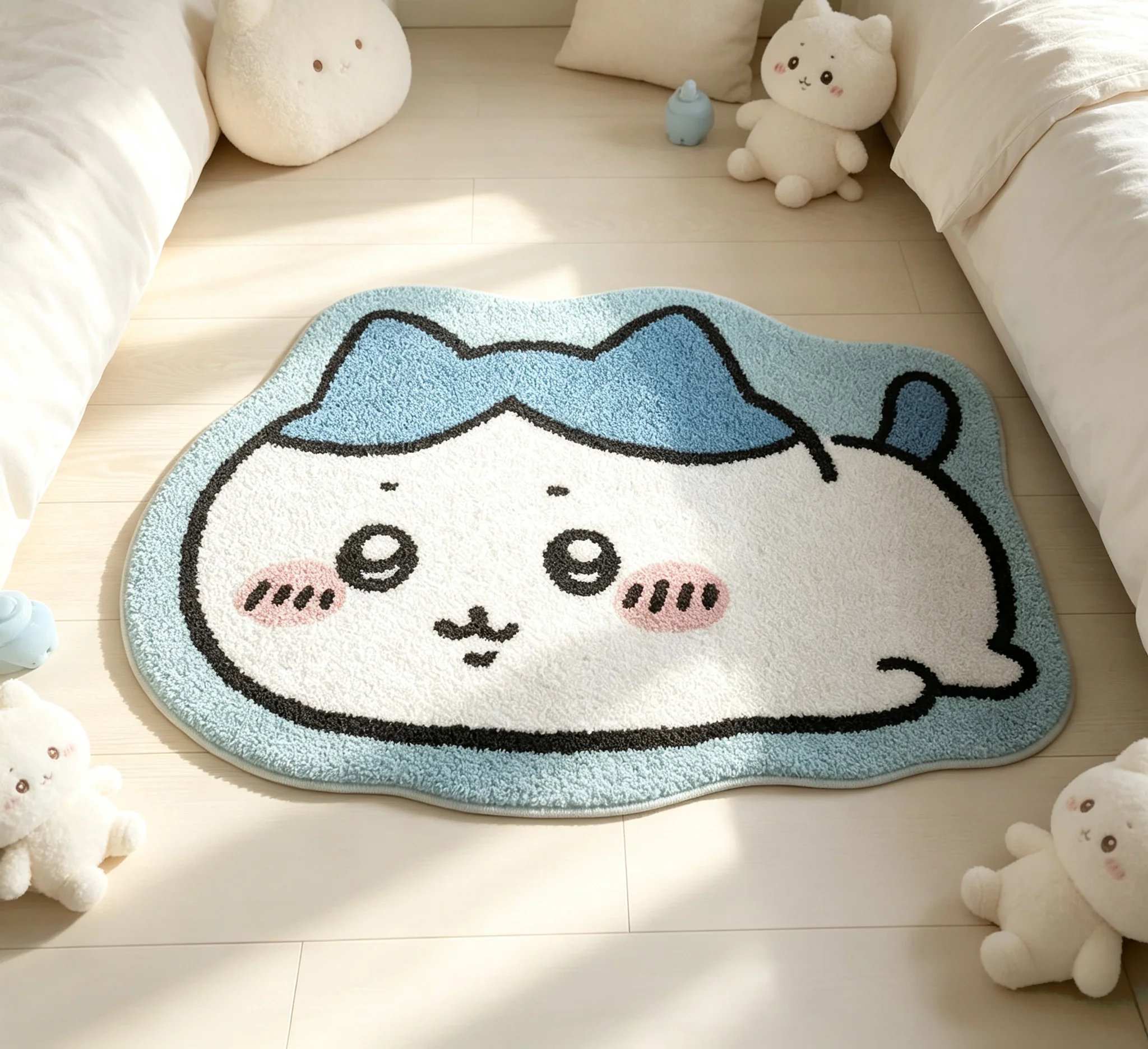 Chiikawa Cartoon Teppich Anime – Home Bathroom Supplies Bewertung und Preis