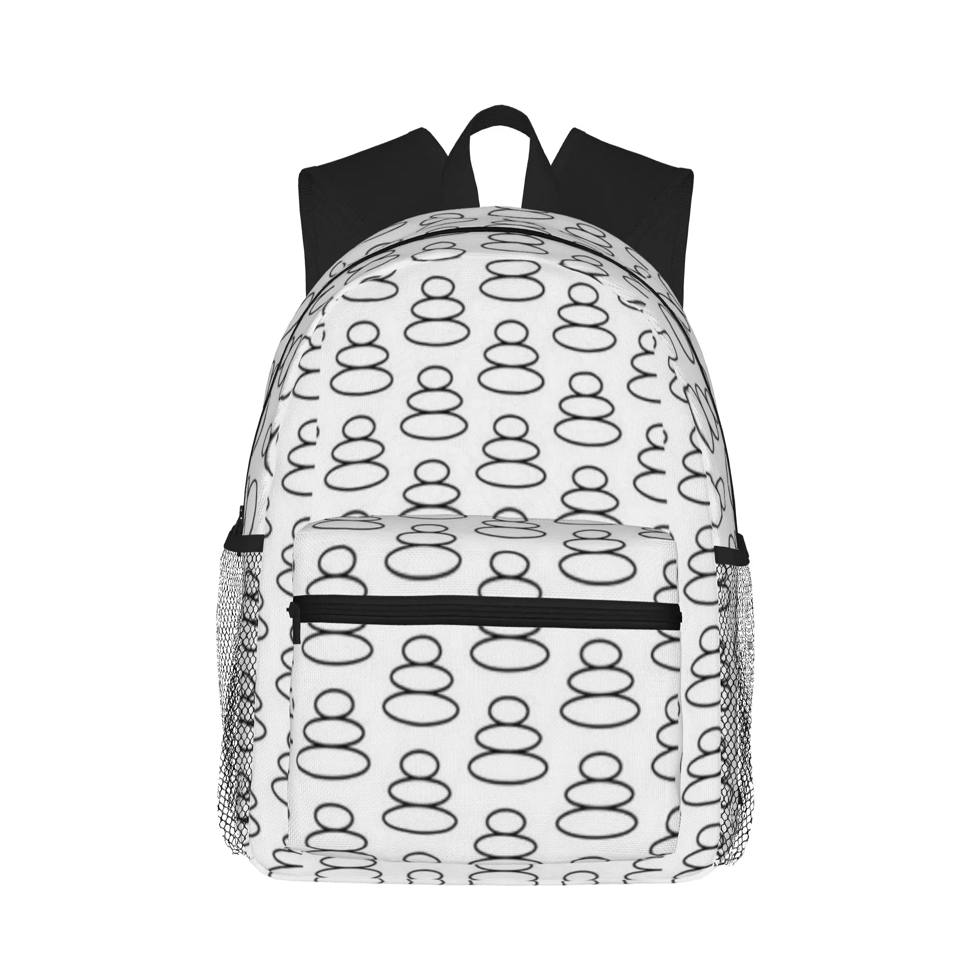Stacked Rock s Symbol Teen Wolf  Casual Backpack for Students and Adults Travel backpack