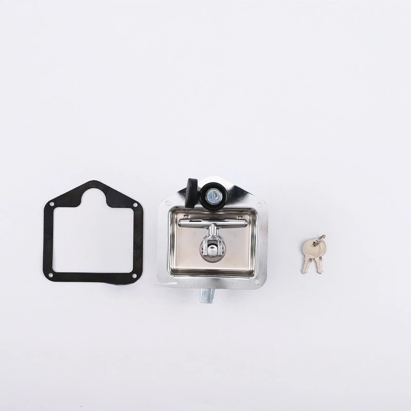 Truck Semi-Trailer Storage Toolbox Stainless Steel Concealed Lock Cabinet Door Lock Key Lock Precision National Standard Lock