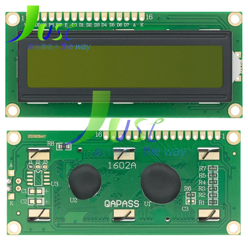 Imagem -03 - Módulo Lcd Azul e Verde para Arduino Iic I2c 1602 Uno r3 Mega2560 Lcd1602 Mais Ic2 20pc Lot