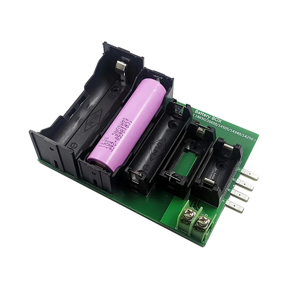 Battery Tester Case 4 & 2-Wire Terminal 18650 26650 14505 14340 1425 Battery Case Holder Test Storage Box for DL24P GSY