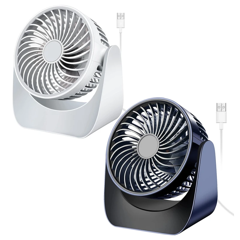 

EAS-Mini Fan, Quiet USB Fan, Small 360° Table Fan, USB Table Fan With 3 Speed, Table Fans For Car, Bedroom, Motorhome