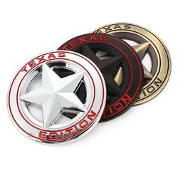 Texas Edition Badge Emblem Decal Sticker Front Grill for Jeep Wrangler Compass Grand Cherokee Patriot Liberty Renegade Commander