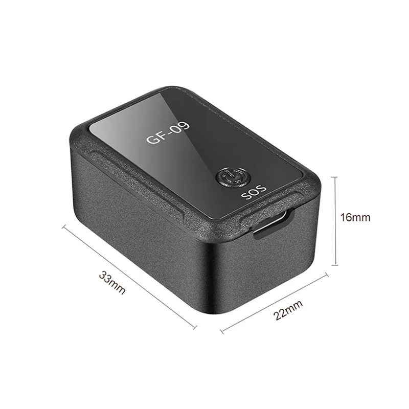 GF09 GPS Tracker Real Time Mini Vehicle Voice Control Locator Anti-lost Device Pet Old And Child Anti-Lost Locator
