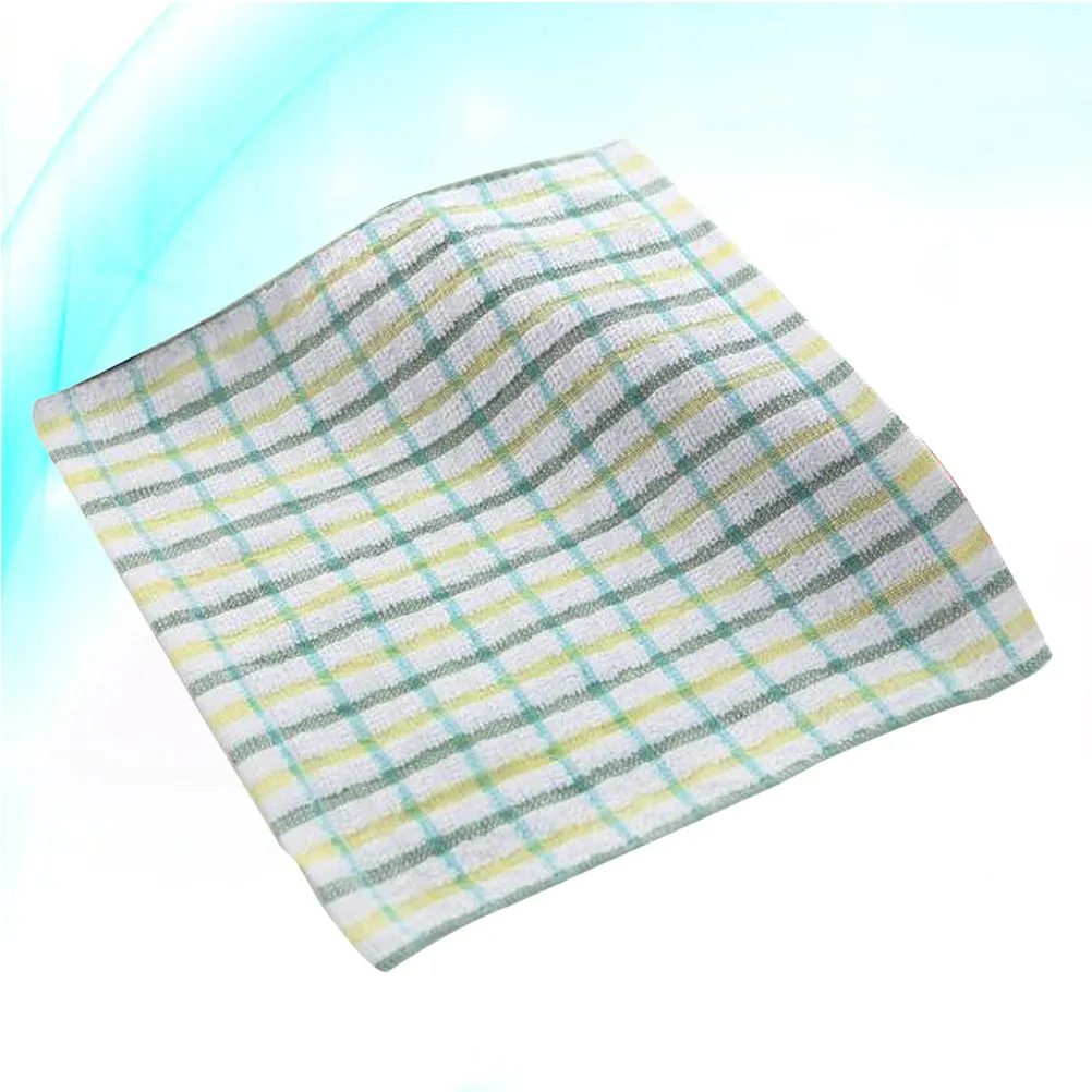 

Cotton Kitchen Lint-Free Plaid Design Super Absorbent for Drying Cleaning Windows Glass Non-Stick Oil Absorbing