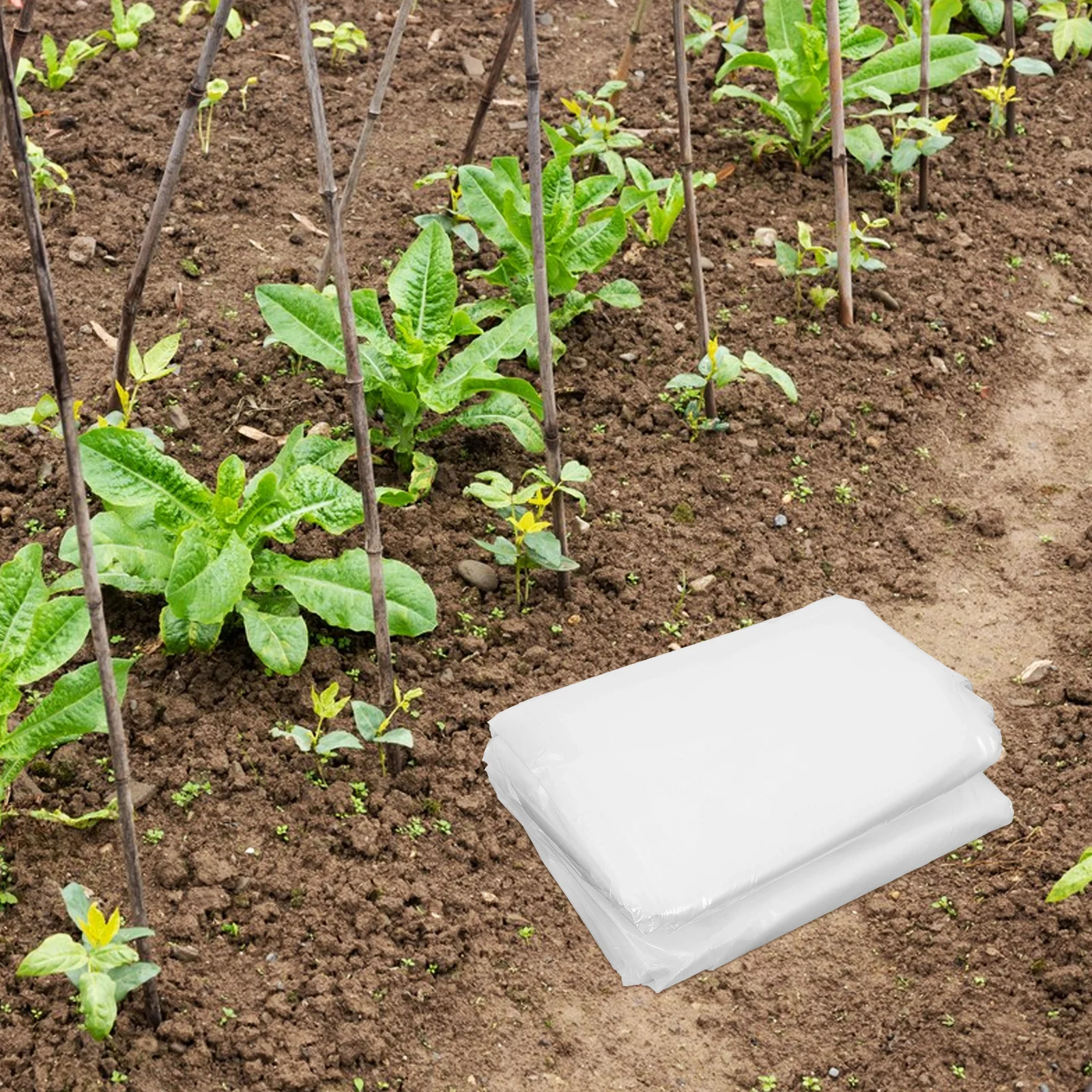 طبقة بلاستيكية شفافة شديدة التحمل مقاومة للماء والأشعة فوق البنفسجية لغطاء حماية نباتات حديقة الدفيئة