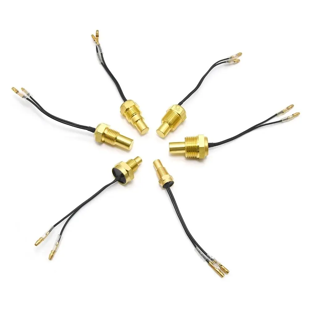 1Pcs 50K Head Plug Water Temperature Sensor 12V/24V 10/12/14/16/17/21mm Digital Temperature Sensor NPT 3/8 1/8 1/2 Universal