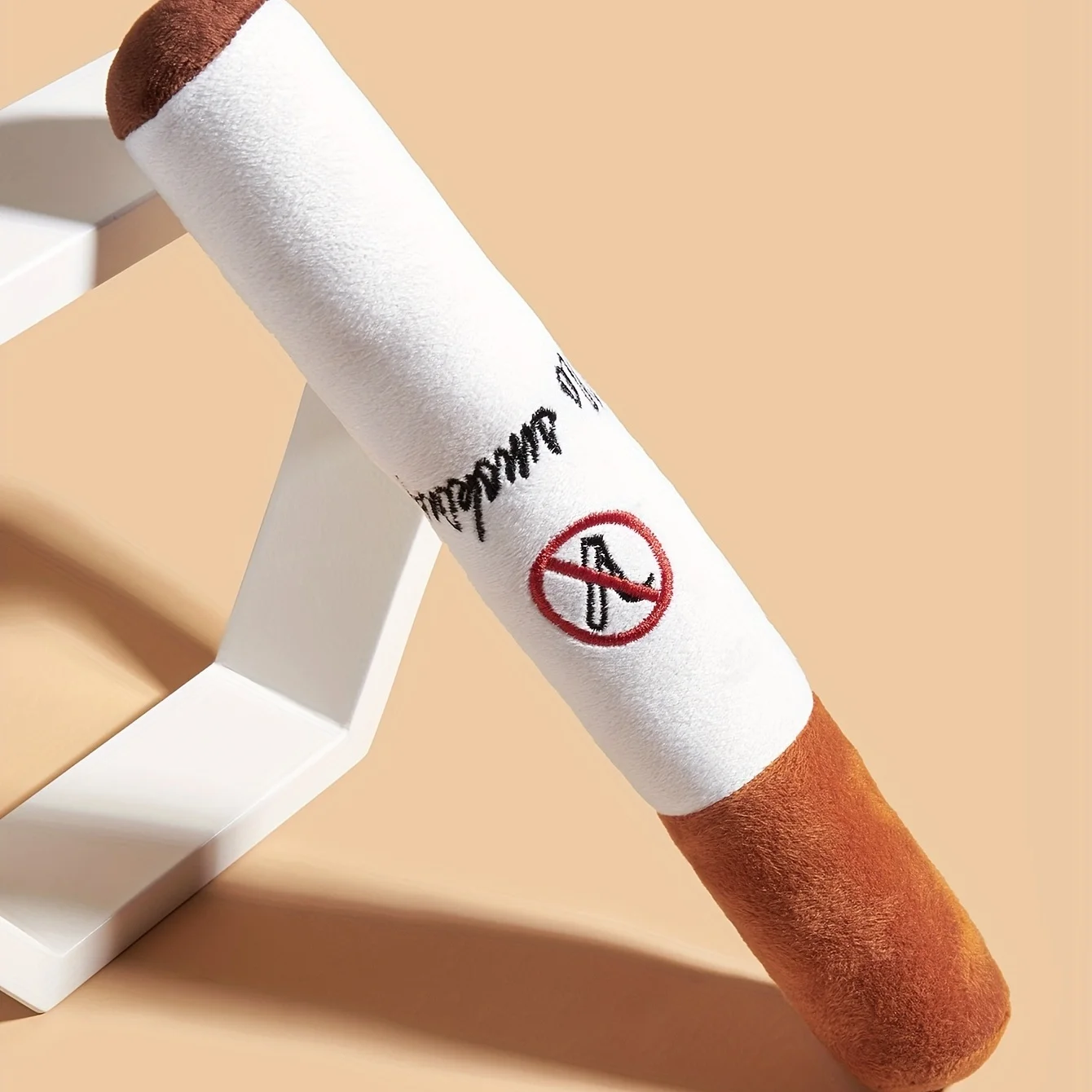 Cigarette Design Pet Plush Toy, \