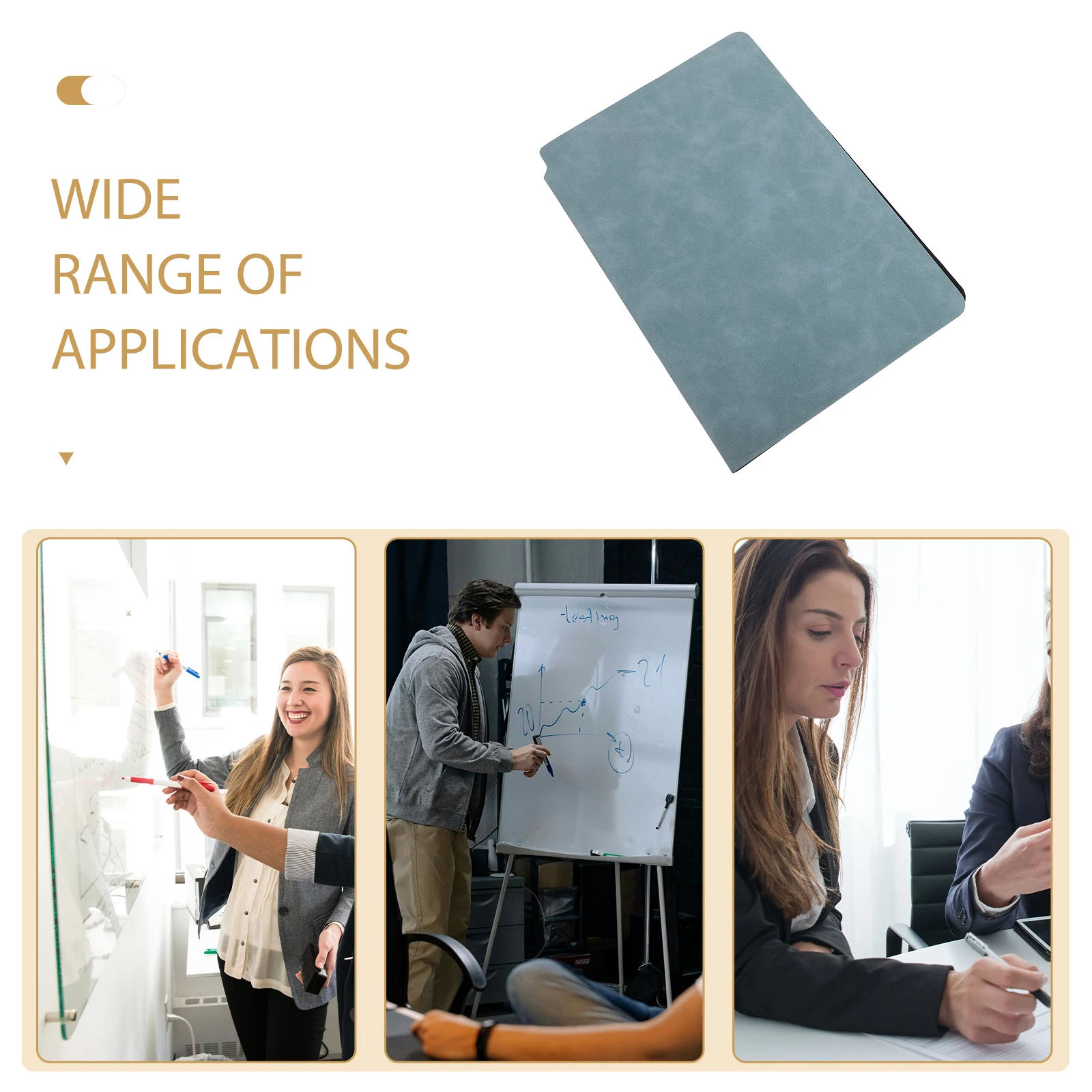 A5 Portable Whiteboard Notebook Writable Dry Erase Reusable Notepad for Office Planning Daily Scheduling Lightweight and Compact