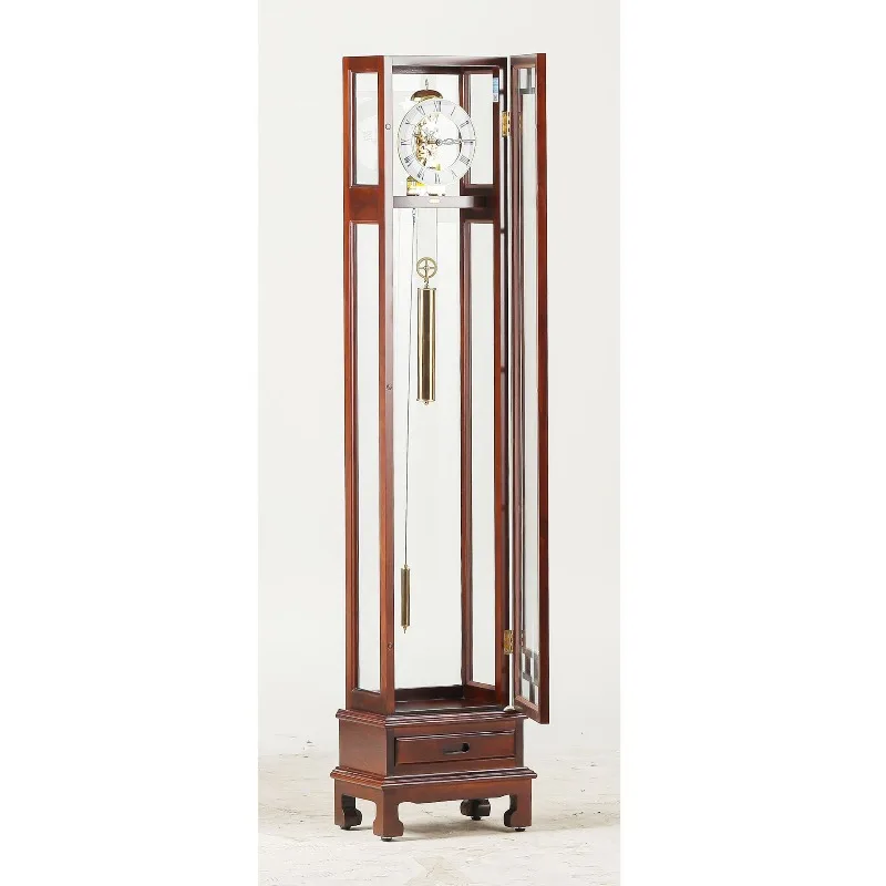 Polaris premium 7-day heavy hammer pull-cord mechanical floor clock