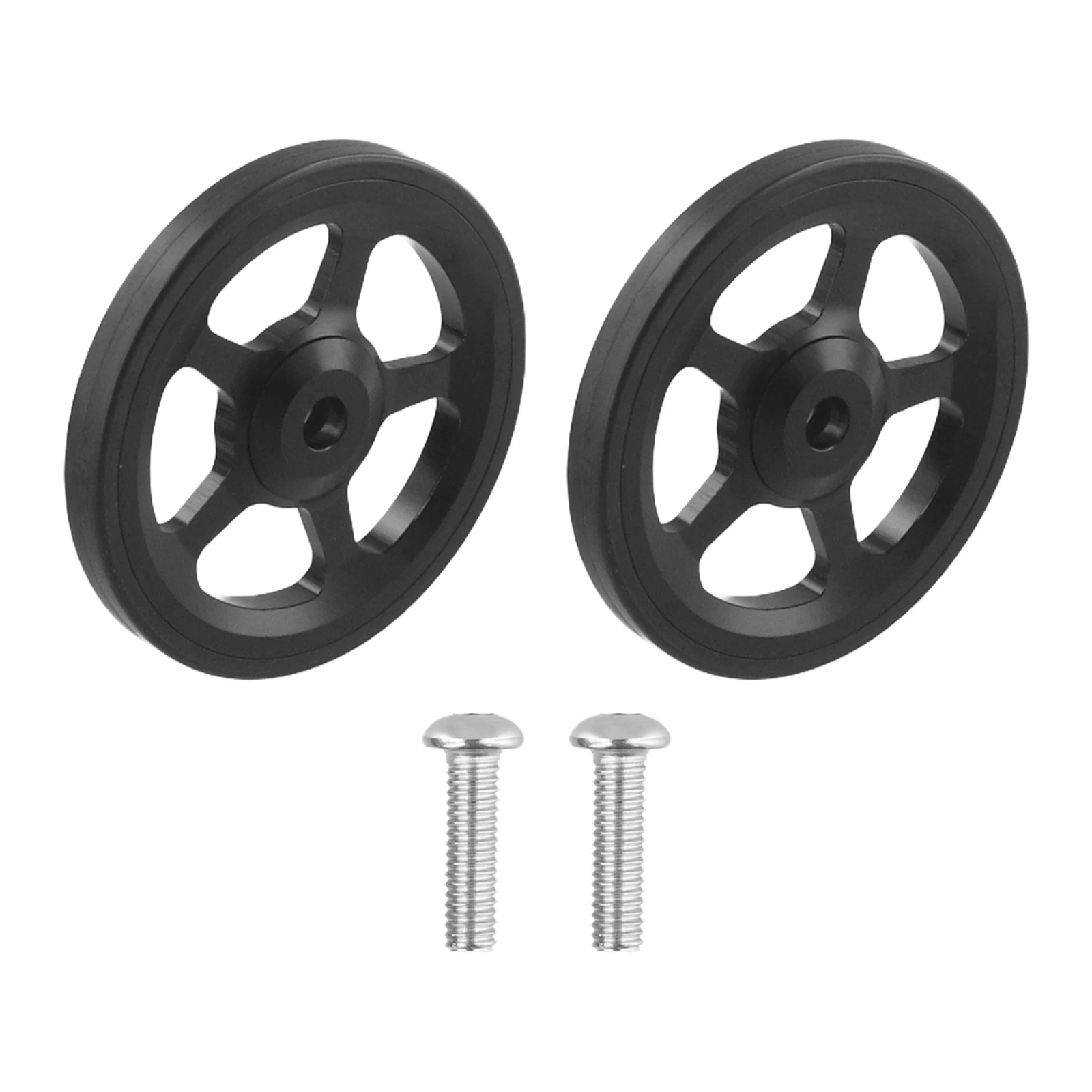 

Колеса из алюминиевого сплава, легкое колесо 60 мм, плавная работа, встроенный подшипник, совместимый с различными велосипедами, экономия труда