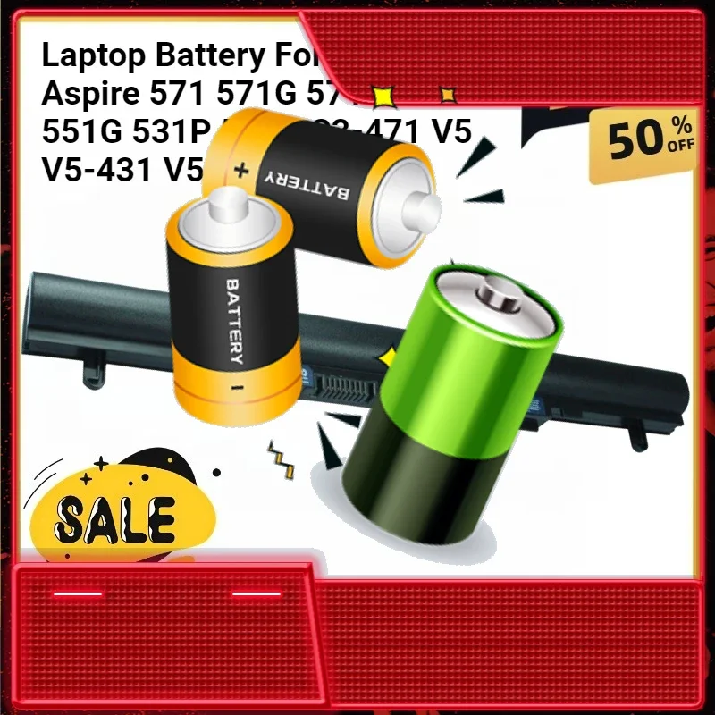 

AL12A32 2200mah 33Wh Laptop Battery for ACER Aspire 571 571G 571P 571PG 551G 531P 531G S3-471 V5 V5-431 V5-471 531 551
