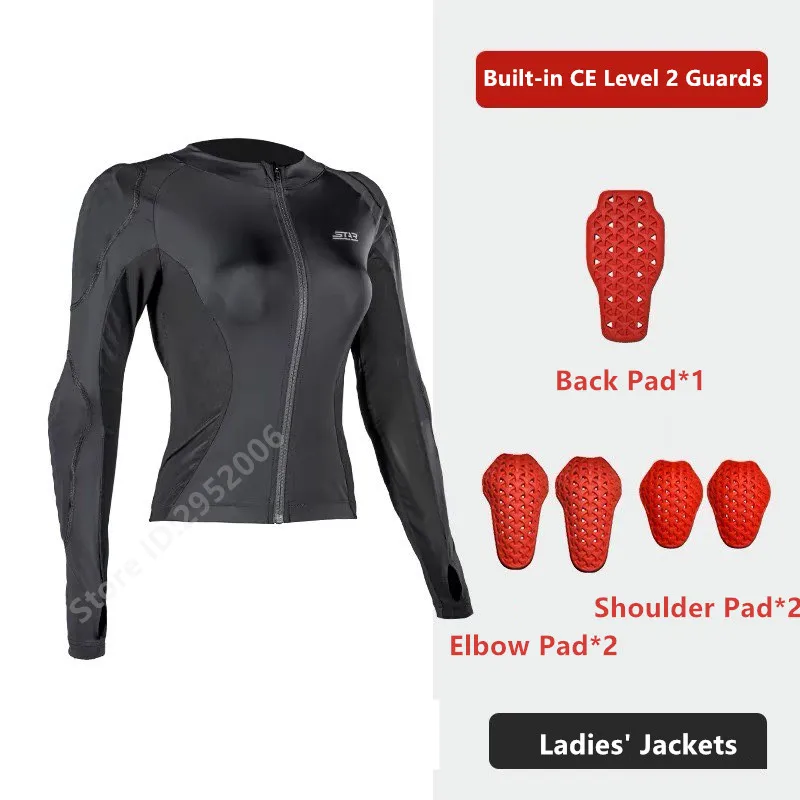 

Women Summer Motorcycle Full Body Armor Jacket Lady Motorbike Riding Clothing Jackets Moto Motocross CE Level 2 Protective Gear