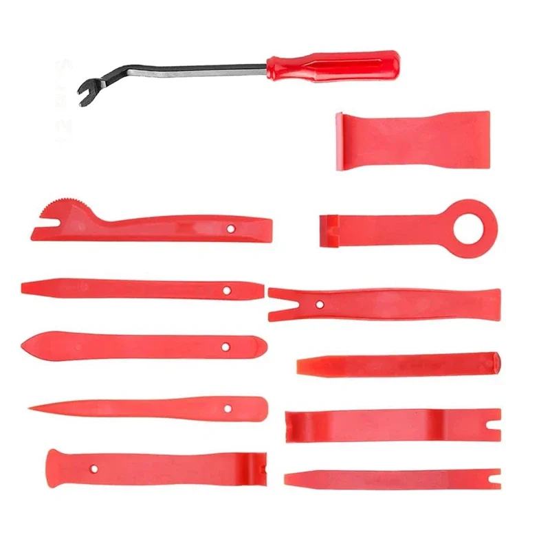 Auto Trim Remoção Plastic Pry Tool, Kit de reparação carro estofados, 12 pcs