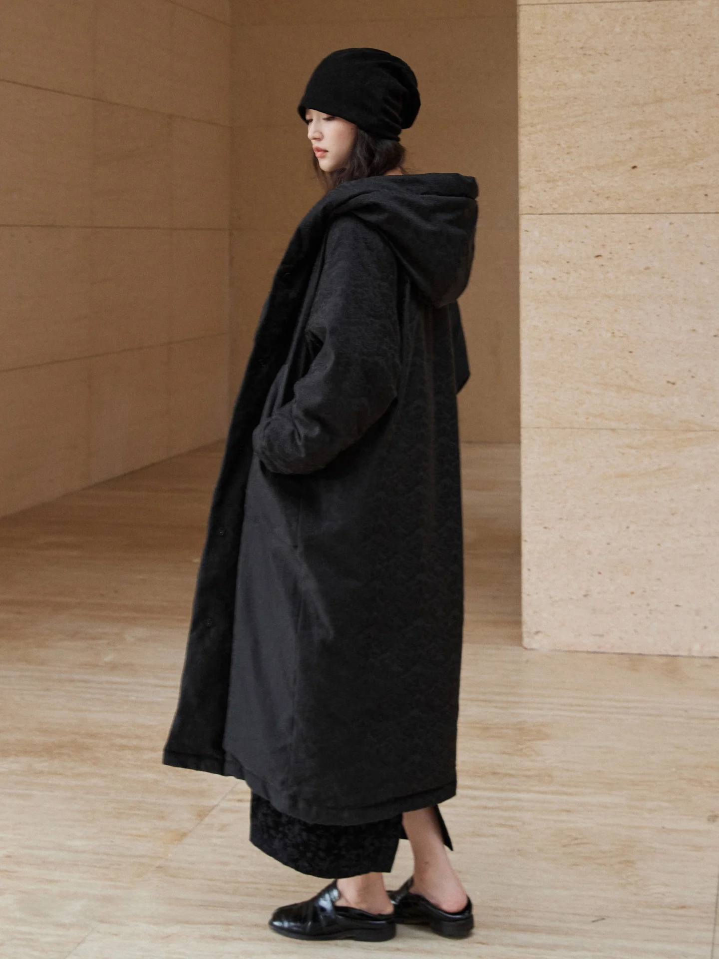 

Зимнее тепло истребительское большое одеяло вниз Jaet Thi Filling, теплая, антихолодная, повседневная, свободная посадка, длинная застежка-молния све