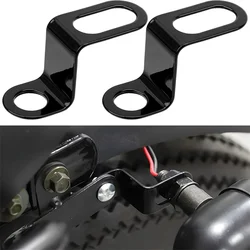 1/2Pair Motorcycle Lamp Brackets Turn Signal Light Lamp Mount Headlight Brackets Motorbike Fork Indicator Mount Lamps Holder