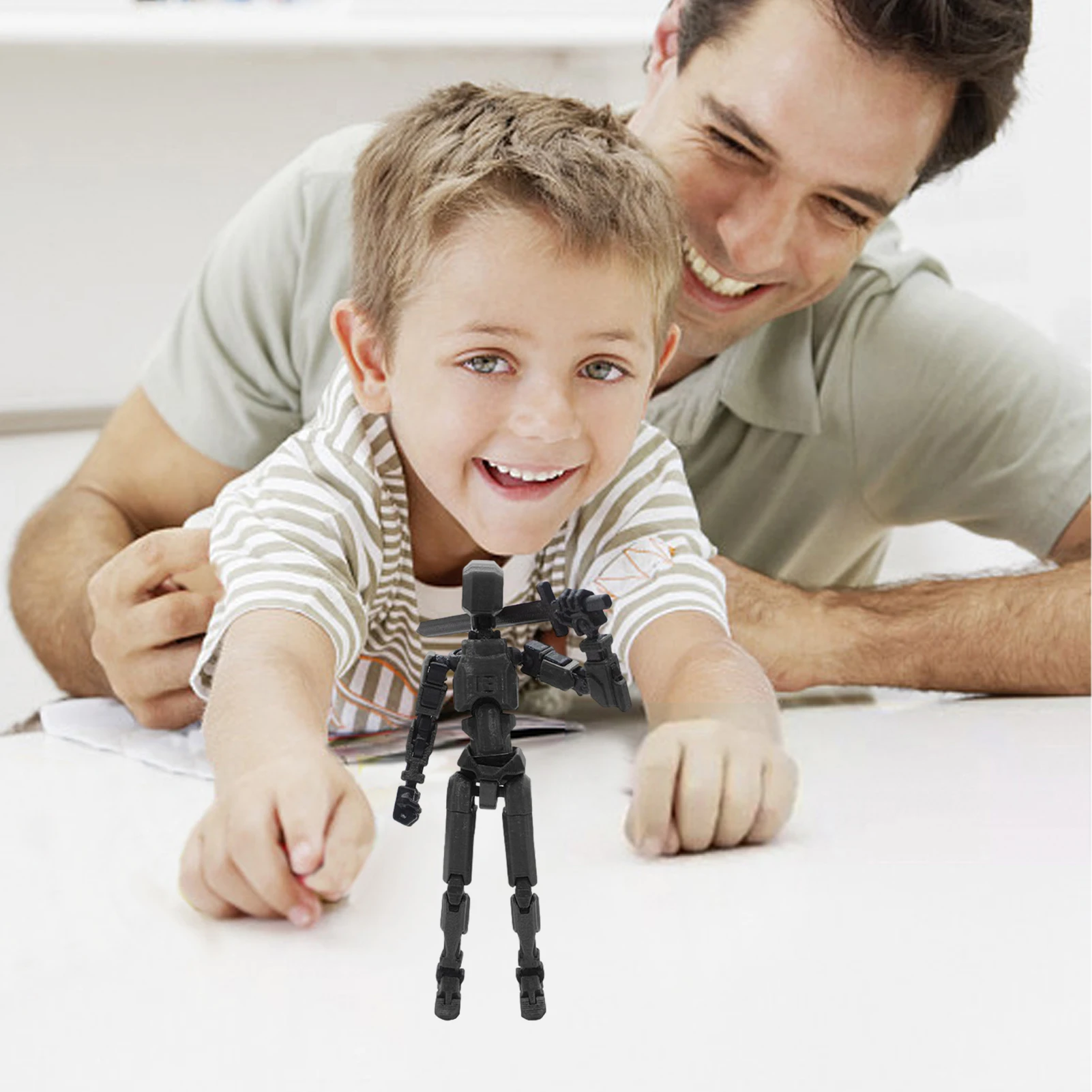 1 قطعة 13 المفاصل الشكل توضيح الدمية المنقولة دمية لتقوم بها بنفسك الجمعية لعبة ثلاثية الأبعاد مطبوعة عمل الشكل وقف الحركة الرسوم المتحركة الدمية #5