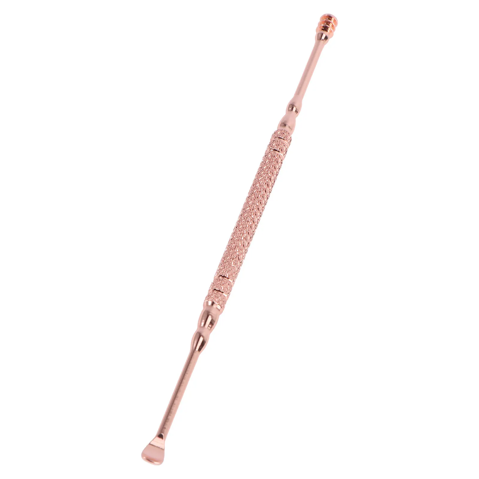 Rose Gold Stainless Steel Ear Wax Pick Set Double Ended Curette Scoop Massager for Gentle Wax Removal