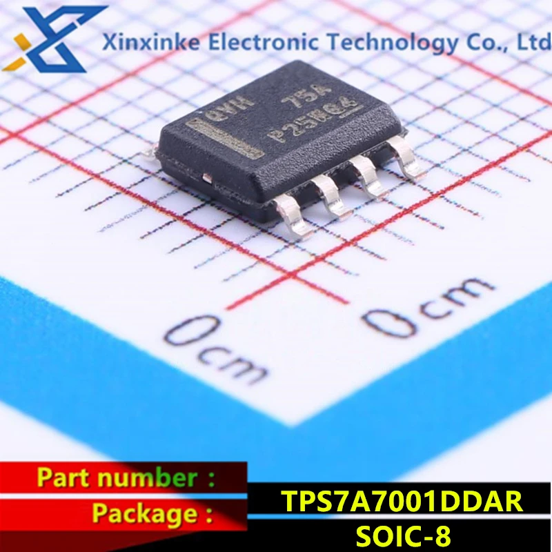 10PCS TPS7A7001DDAR SOIC-8 Mark: QVH LDO Voltage Regulators 2A Sgl Out Very Low Input Adjustable LDO Line Reg Very Low Dropout