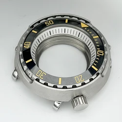 NH35 Case Tuna Can Fit NH35 NH36 4R 7S Japan Automatic Movement Sapphire Crystal Glass Stainless Steel Watch Case