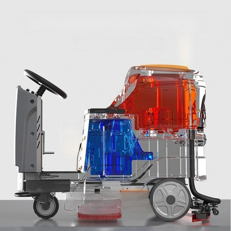 

Driving floor scrubber, commercial floor scrubber, large property community floor scrubber