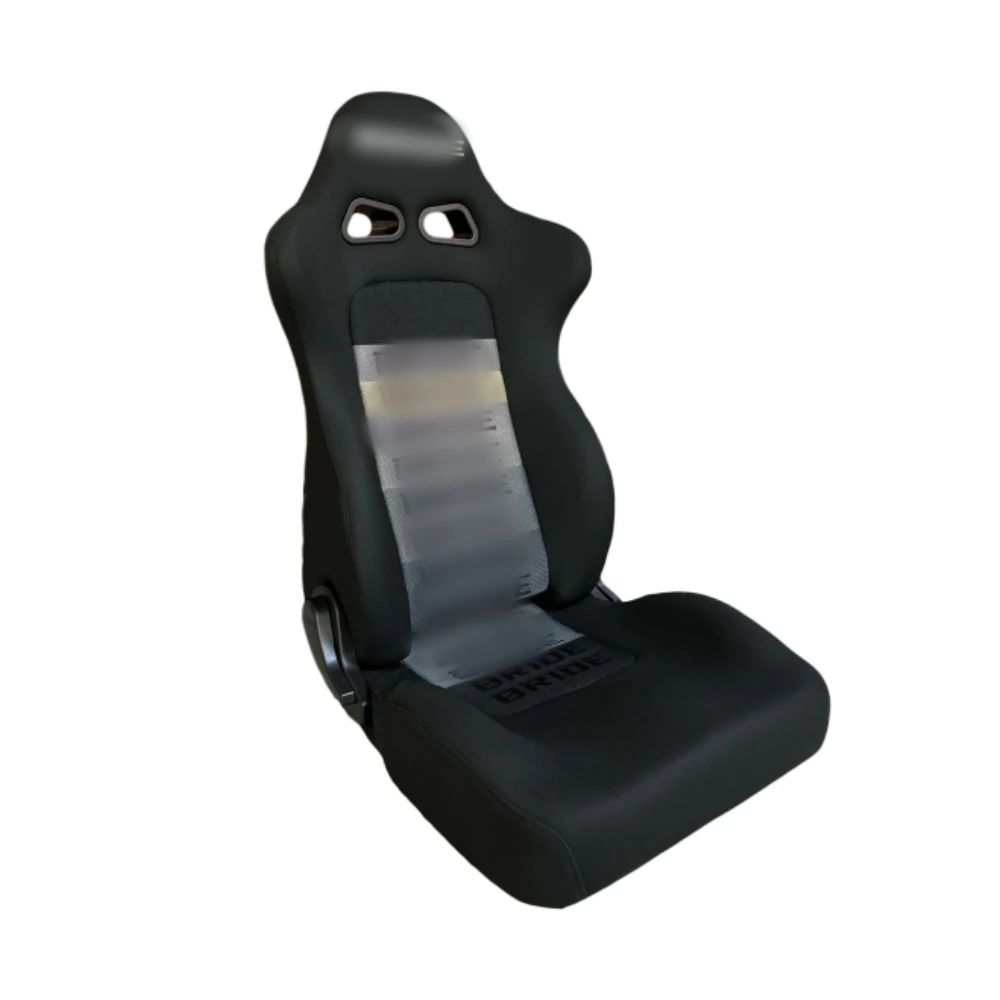 9019 Black Gradient Fabric Bride Double Quick Released Adjusters Car Racing Seats