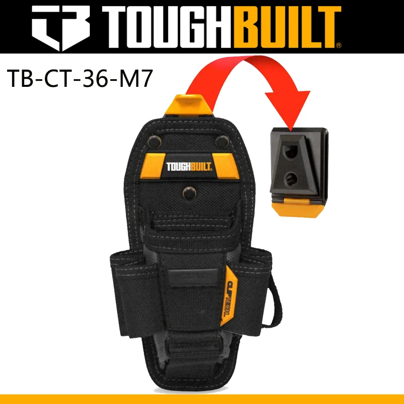 

TOUGHBUILT TB-CT-36-M7/TB-CT-36-L7 Technician 7-Pocket Medium/Large Durable Tool Pouch Organizer Tool Accessories