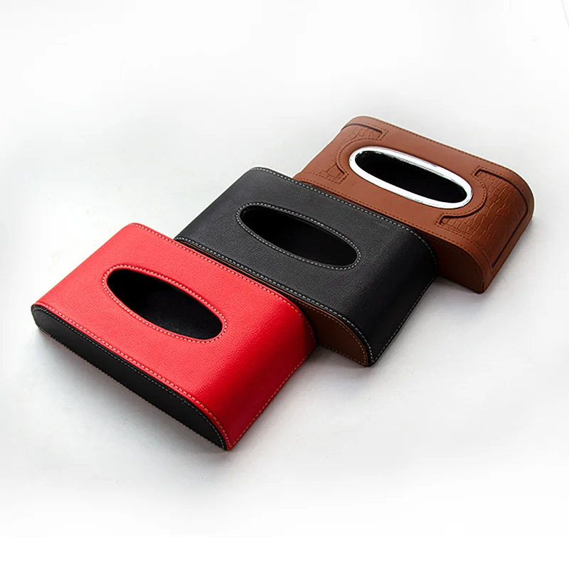 

Luxury Leather Tissue Box – High-End Desktop Paper Holder for Home/Hotel