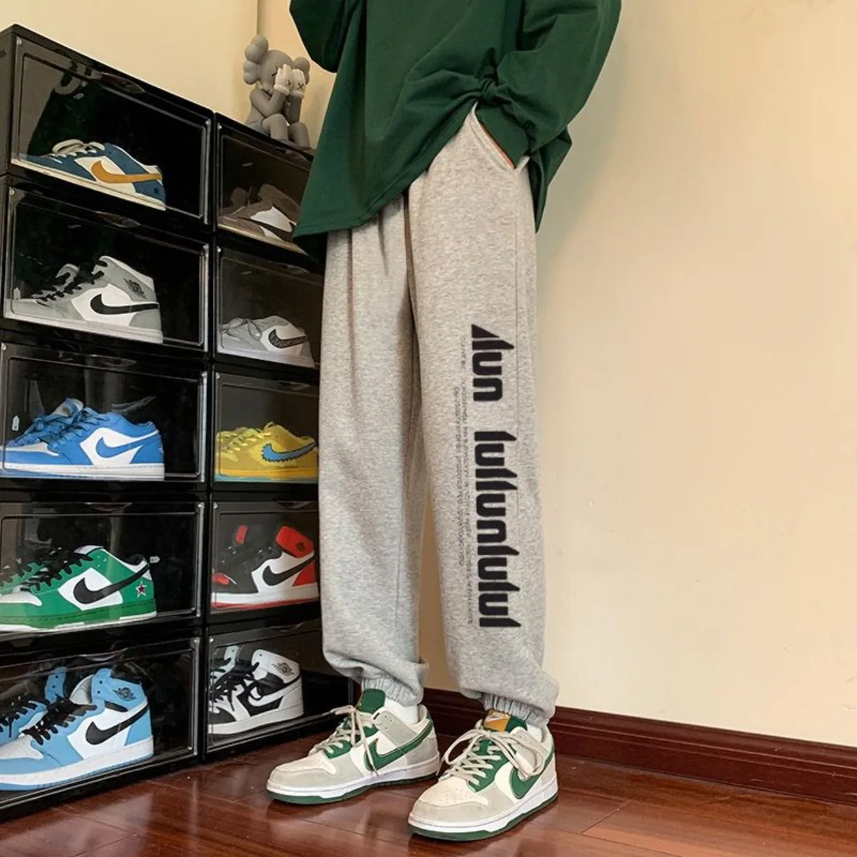 

Men's New Fashion Beach Pants Joggers Streetwear Sweatpants Casual Pants Printed Letters Hawaiian Vacation Loose Summer Long