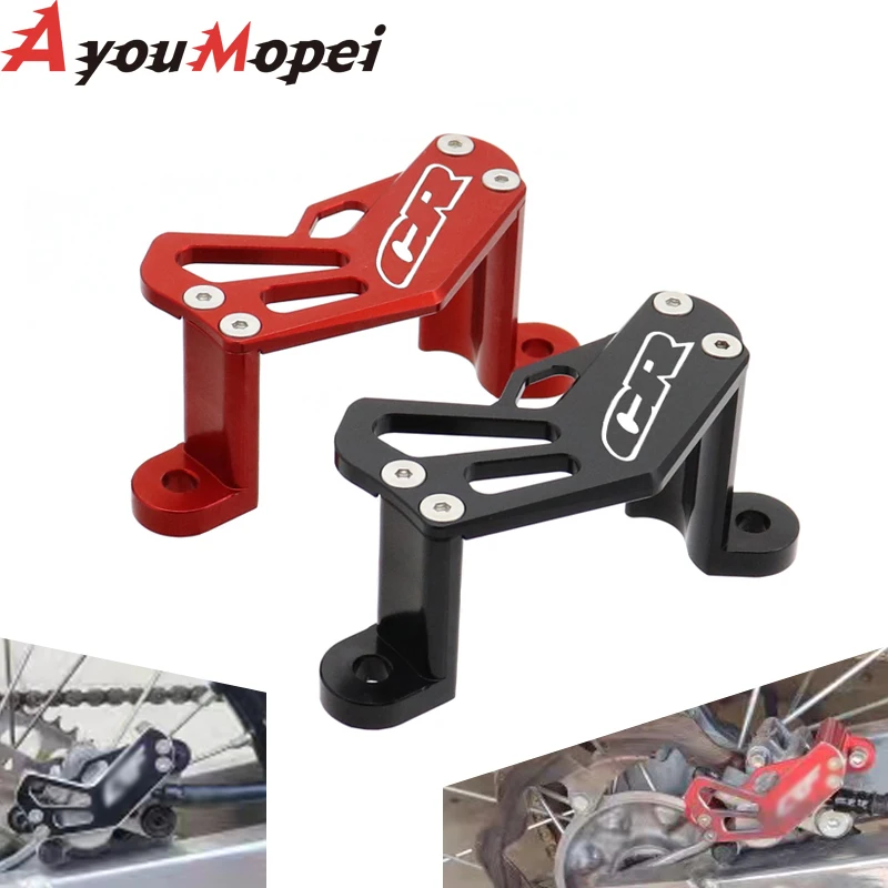 

CR LOGO Motorcycle Accessories Aluminum Rear Brake Caliper Guard For Honda CR125R 2002-2019 CR250R 2002-2019