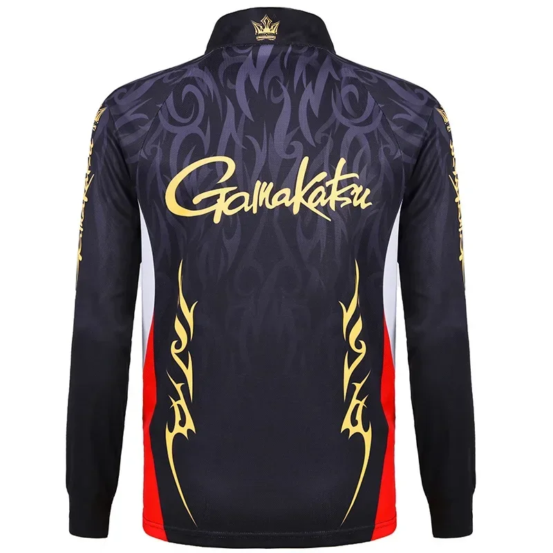 Sports Fishing Clothes Spring Summer Men Long Sleeve Outdoor Cycling Fishing Shirts Quick Dry Breathable Clothing - view 2