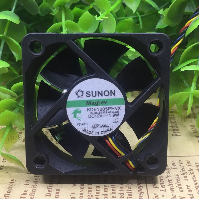

S New for SUNON MAGLEV KDE1205PHVX DC 12V 1.9W 4-wire cooling fan#QW