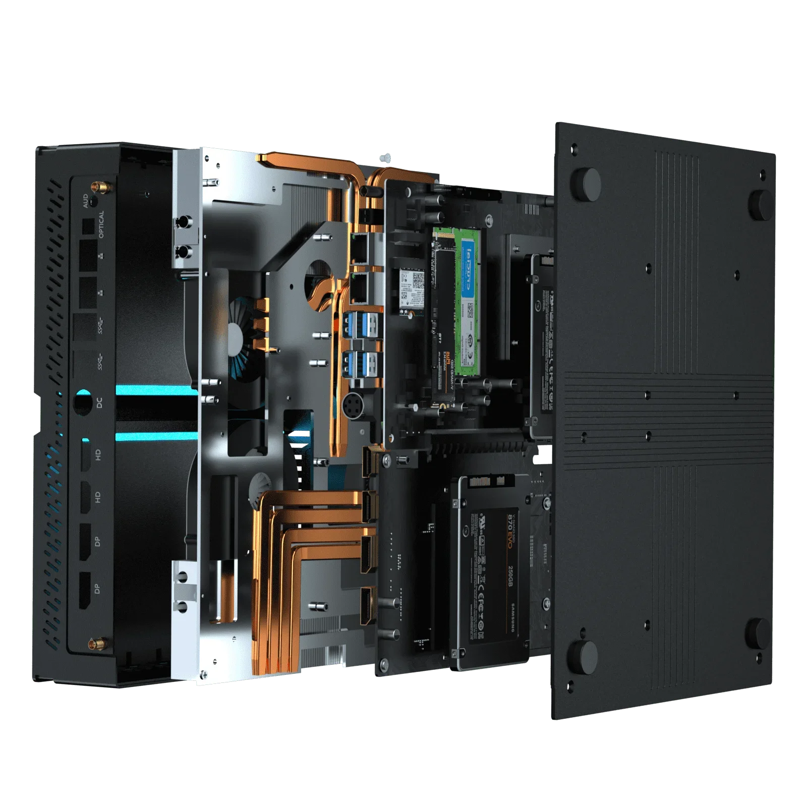 أحدث طراز لعام 2025 Intel Core I9 13900F RTX4070 12G شاشة فريدة من نوعها 2HD + 2DP 8USB DDR5 كمبيوتر صغير للألعاب عالي الأداء #6