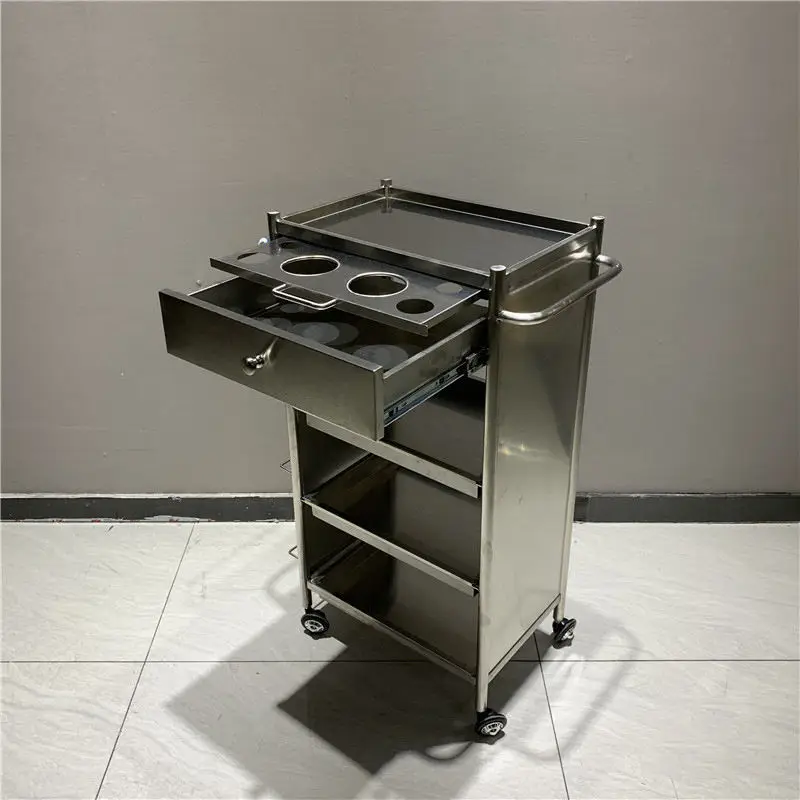 

Luxury-light Salon Trolley Beauty Storage Salon Trolley Portable Organization Commercial Furniture Սրահ Տրոլեյբուս ZY40ZWJ