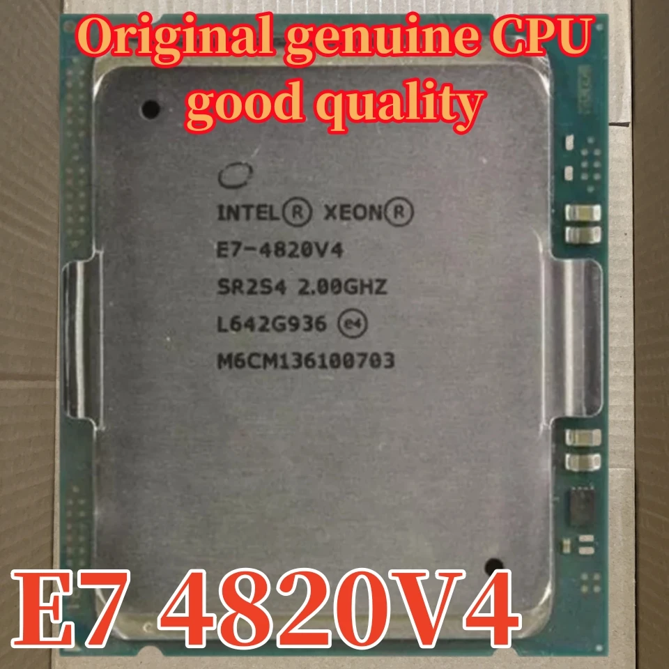 E7-4820V4 Original Intel Xeon E7 4820v4 2.00GHZ 10-Core 25MB SmartCache 115W E7 4820 v4 LGA2011-3 frete grátis