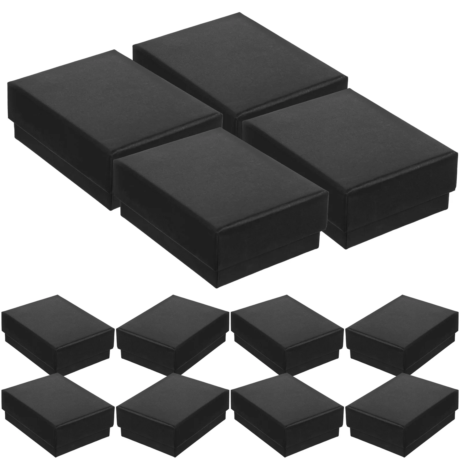 

12 шт., крафт-шкатулки для ювелирных изделий, маленькие подарочные коробки для ювелирных изделий для хранения серег, ожерелий, браслетов, подарочная упаковка, коробка для ожерелья