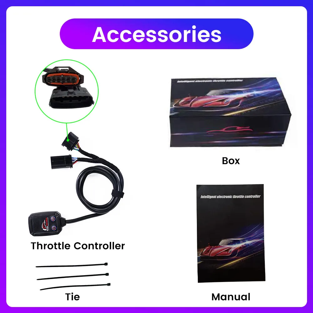 

APP Bluetooth Car Electronic Throttle Controller Pedal Box Accelerator Potent Booster For Hyundai KIA E Tuning Parts Accessory