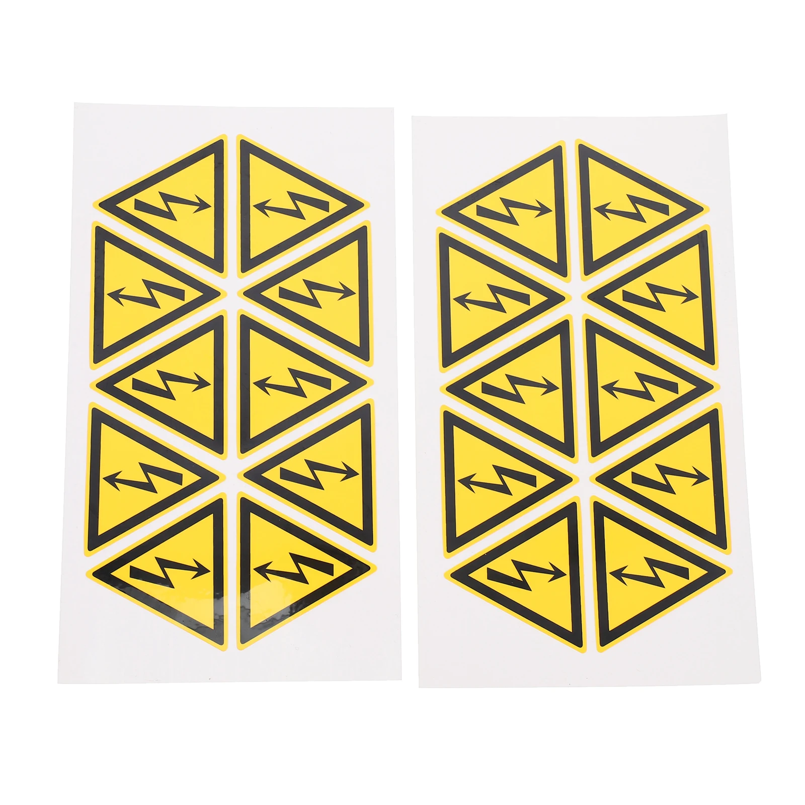 20 Pcs Warning Label Factory Safety Supply Sign Decals Sticker Caution Stickers