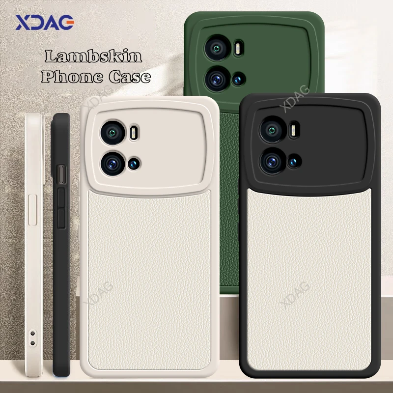 Original Leather Shockproof Phone Case for VIVO iQOO 9 Pro 9Pro SE 5G Soft Classic Lamb Skin Back Cover Shell High Qualtiy Funda