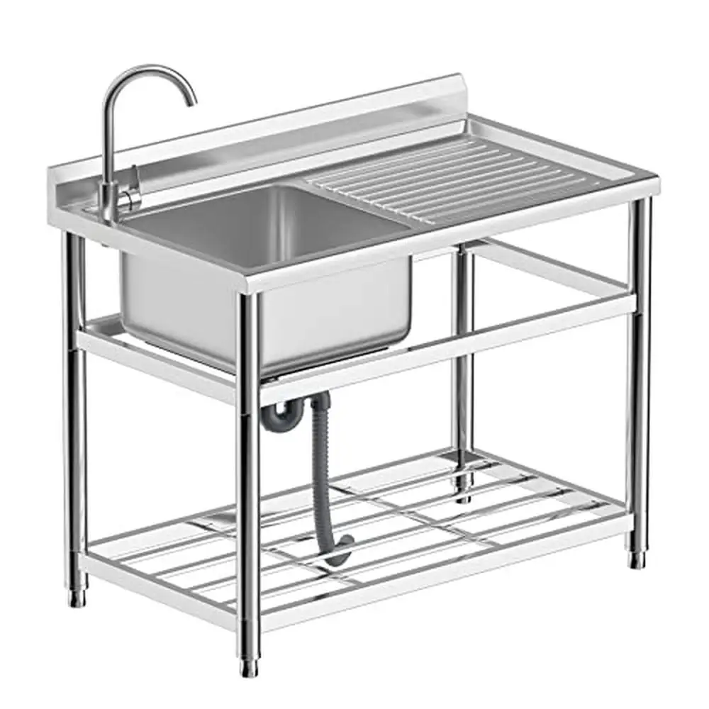 Stainless Steel Free Standing Sink 43