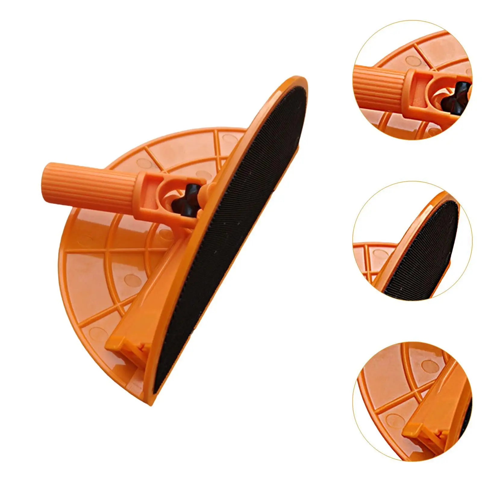 

Corner Sander Tool 360 Degree Rotating Head Durable Plastic Sandpaper Holder for DIY Wall Edge Polishing