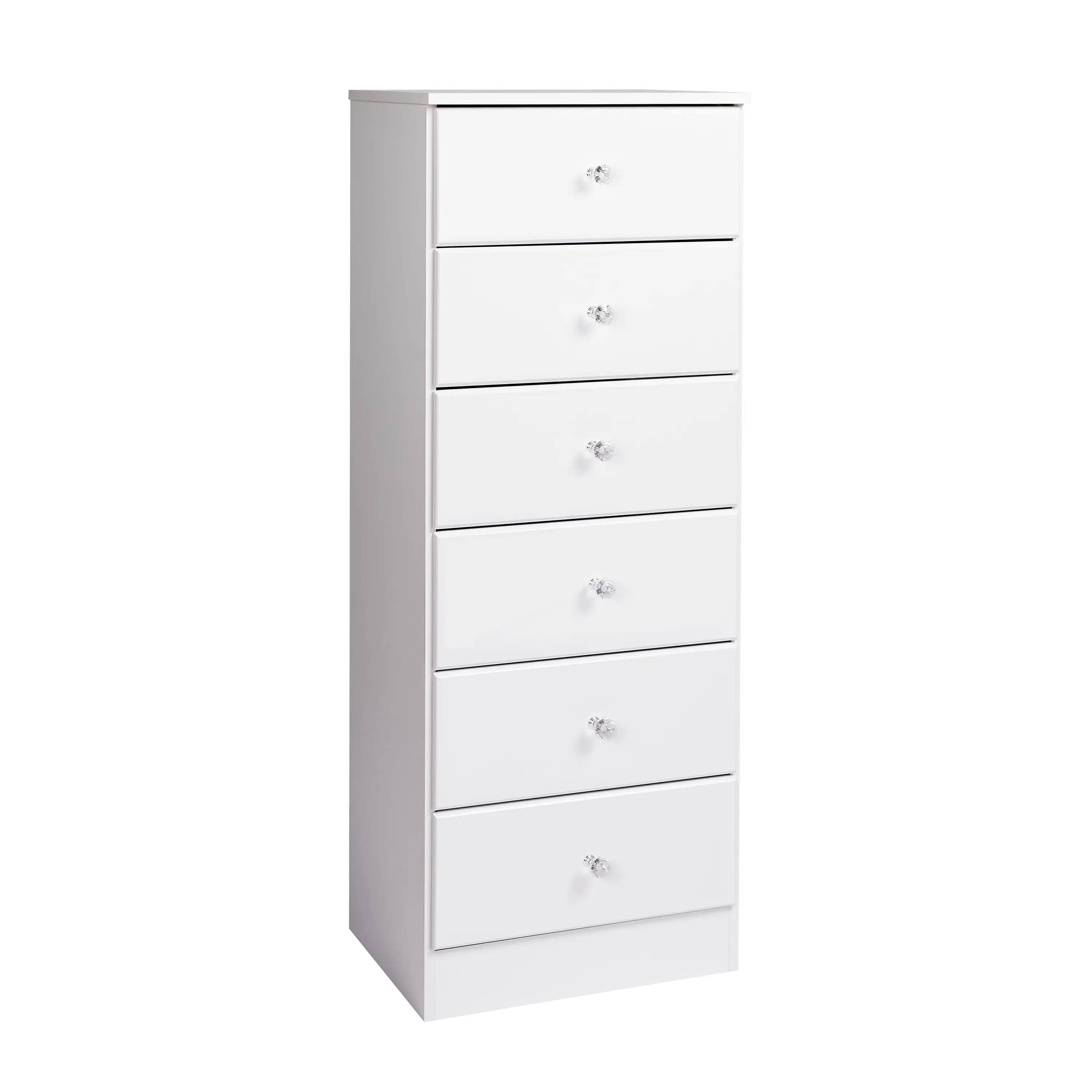 

NEW Astrid 6-Drawer Tall Chest Crystal White