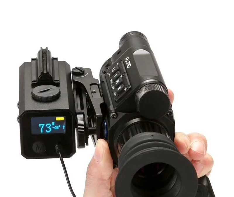 Mini LE-032 Laser-Entfernungsmesser-Teleskop mit rotem Punkt, 1200 m, taktischer Entfernungsmesser, Geschwindigkeits-Entfernungsmesser, 20 mm Halterung für die Jagd – Detail 7