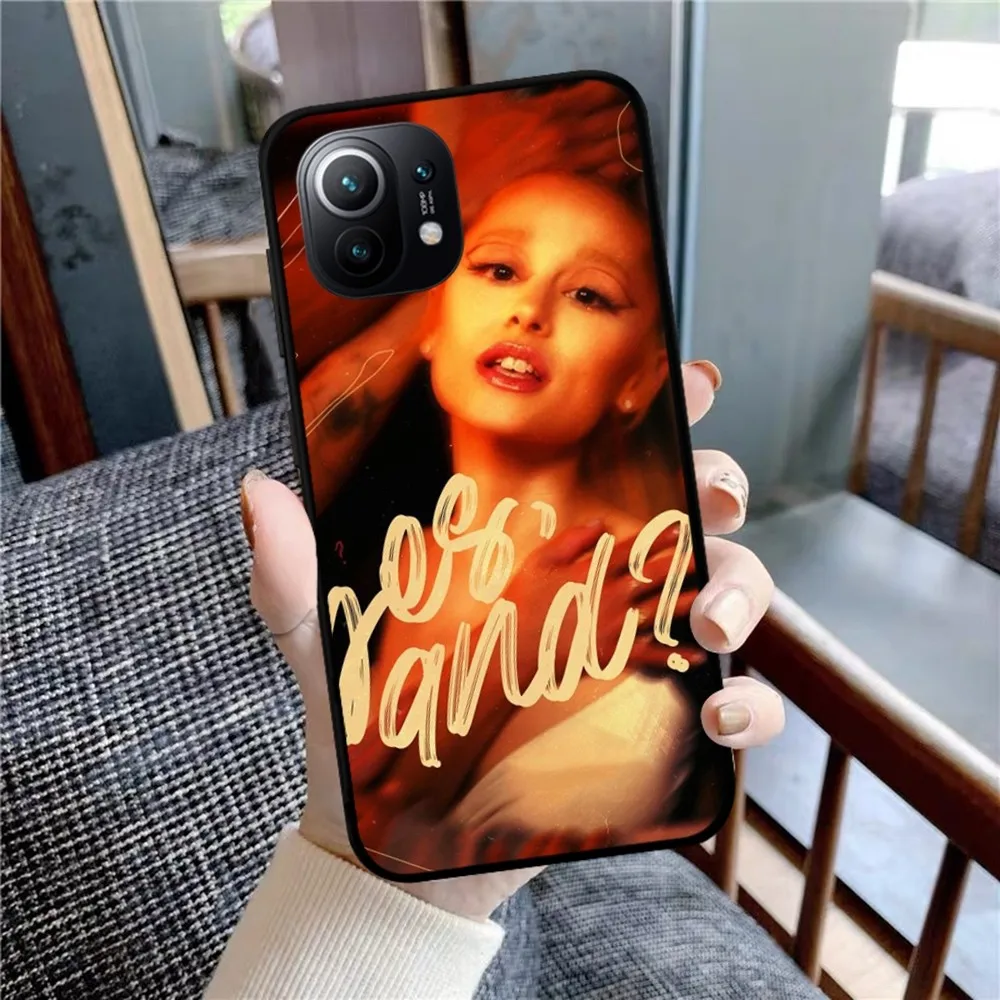 A- Ariana G-Grande Yes And Phone Case For Xiaomi Mi 5X 8 9 10 11 12 Lite Pro 10T PocoX3pro PocoM3 Note 10 Pro Lite